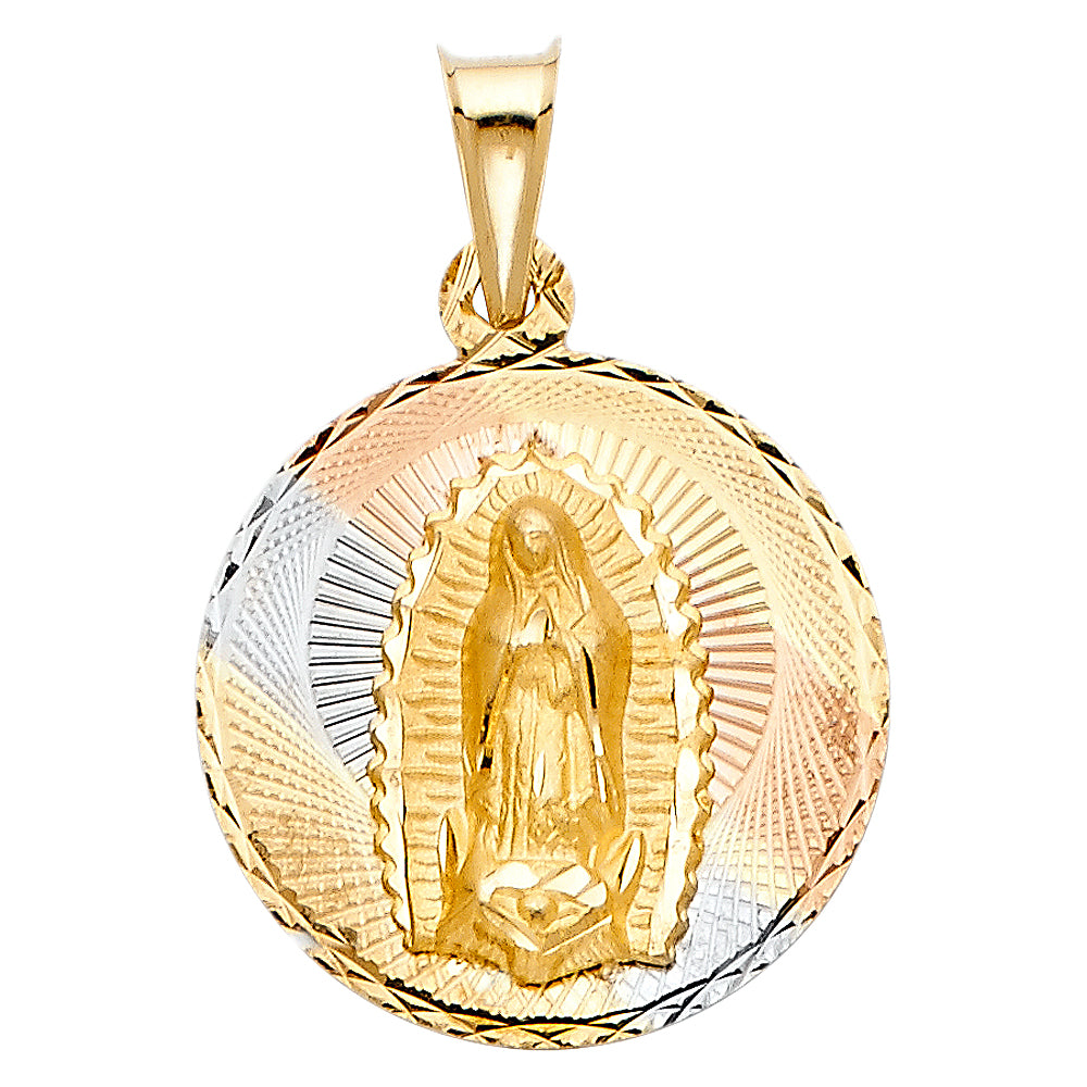 14K Yellow Gold Religious Pendant - PT291