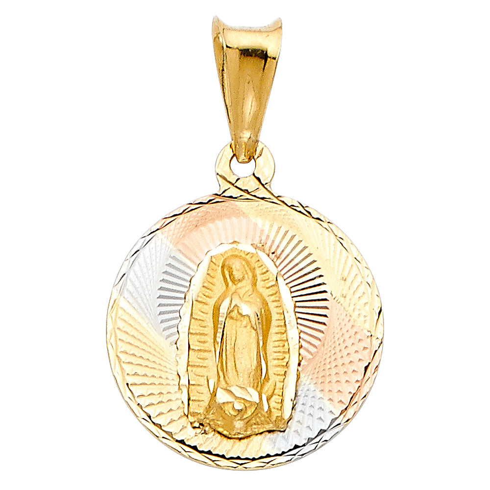 14K Yellow Gold Religious Pendant - PT292