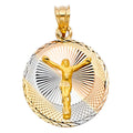14K Yellow Gold Religious Pendant - PT294