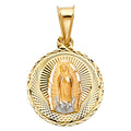 14K Yellow Gold Religious Pendant - PT298
