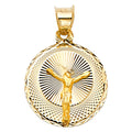14K Yellow Gold Religious Pendant - PT300