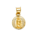 14K Yellow Gold Religious Pendant - PT308
