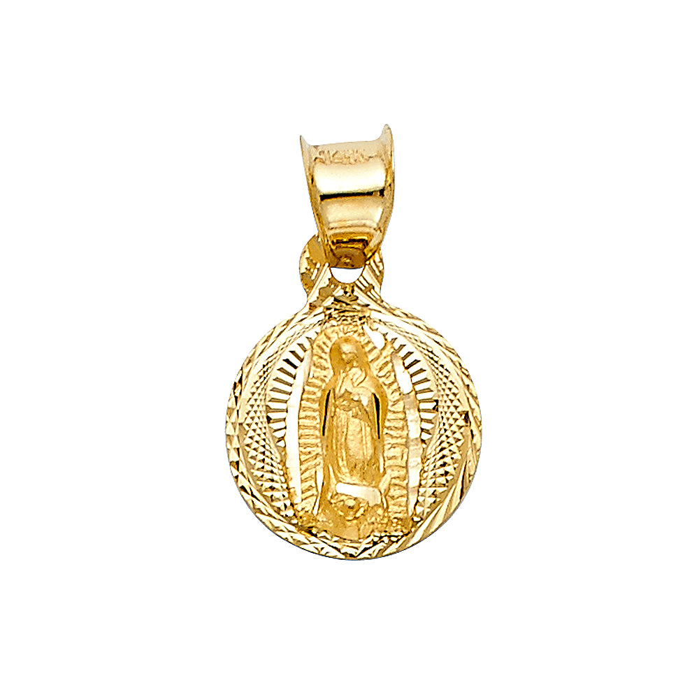 14K Yellow Gold Religious Pendant - PT308