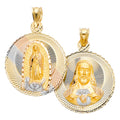 14K Yellow Gold Religious Pendant - PT310