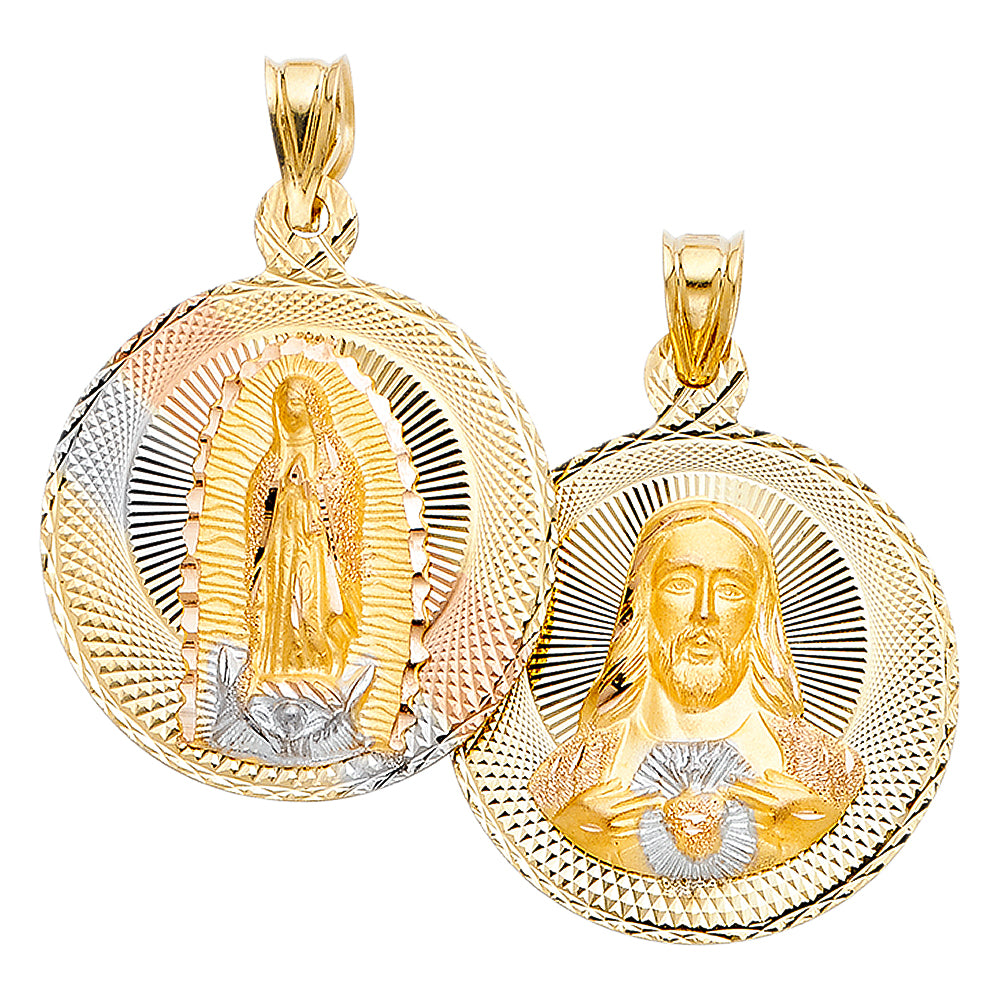 14K Yellow Gold Religious Pendant - PT310