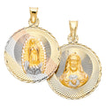 14K Yellow Gold Religious Pendant - PT311