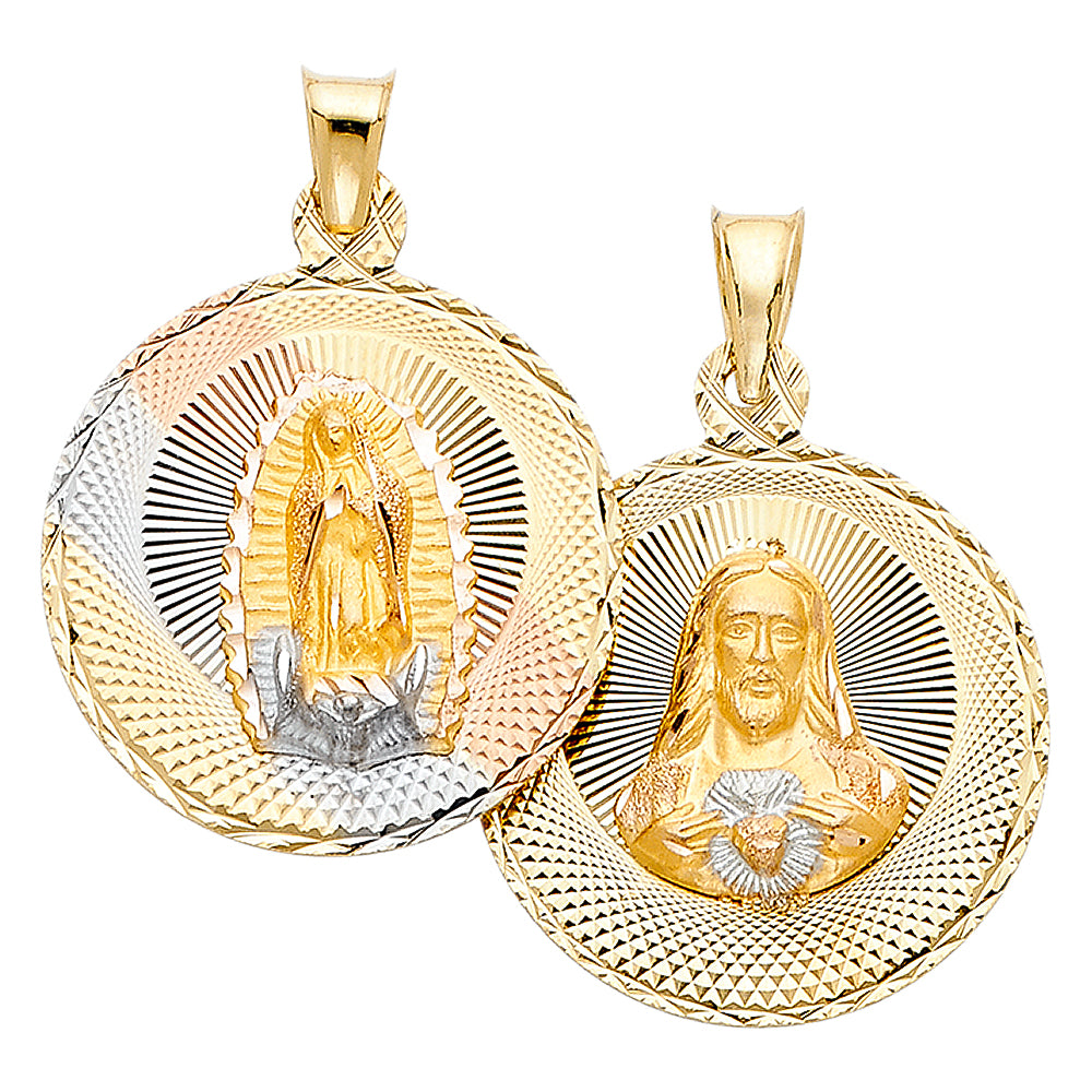 14K Yellow Gold Religious Pendant - PT311