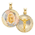 14K Yellow Gold Religious Pendant - PT312