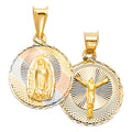 14K Yellow Gold Religious Pendant - PT313