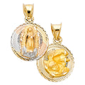 14K Yellow Gold Religious Pendant - PT314