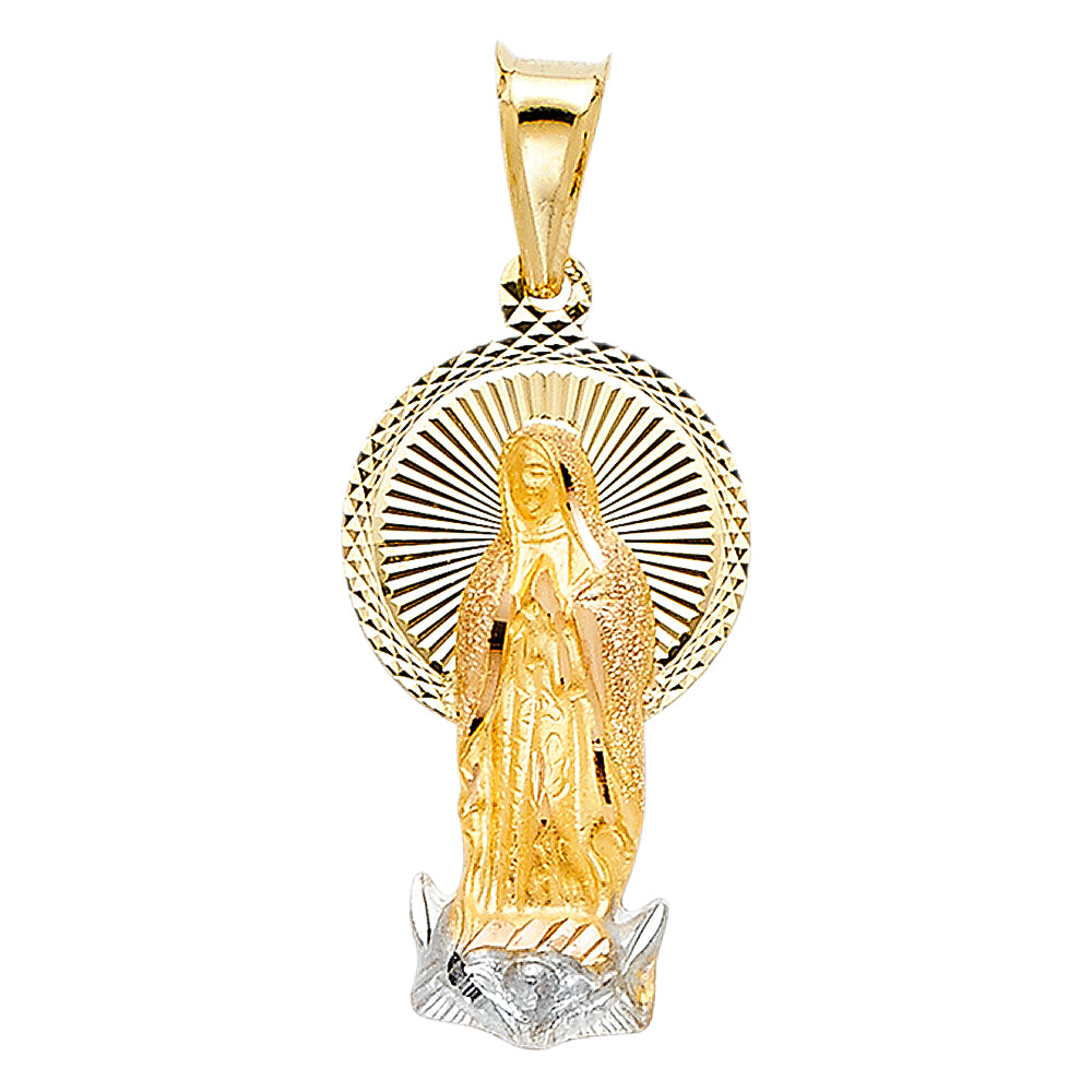 14K Yellow Gold Religious Pendant - PT317