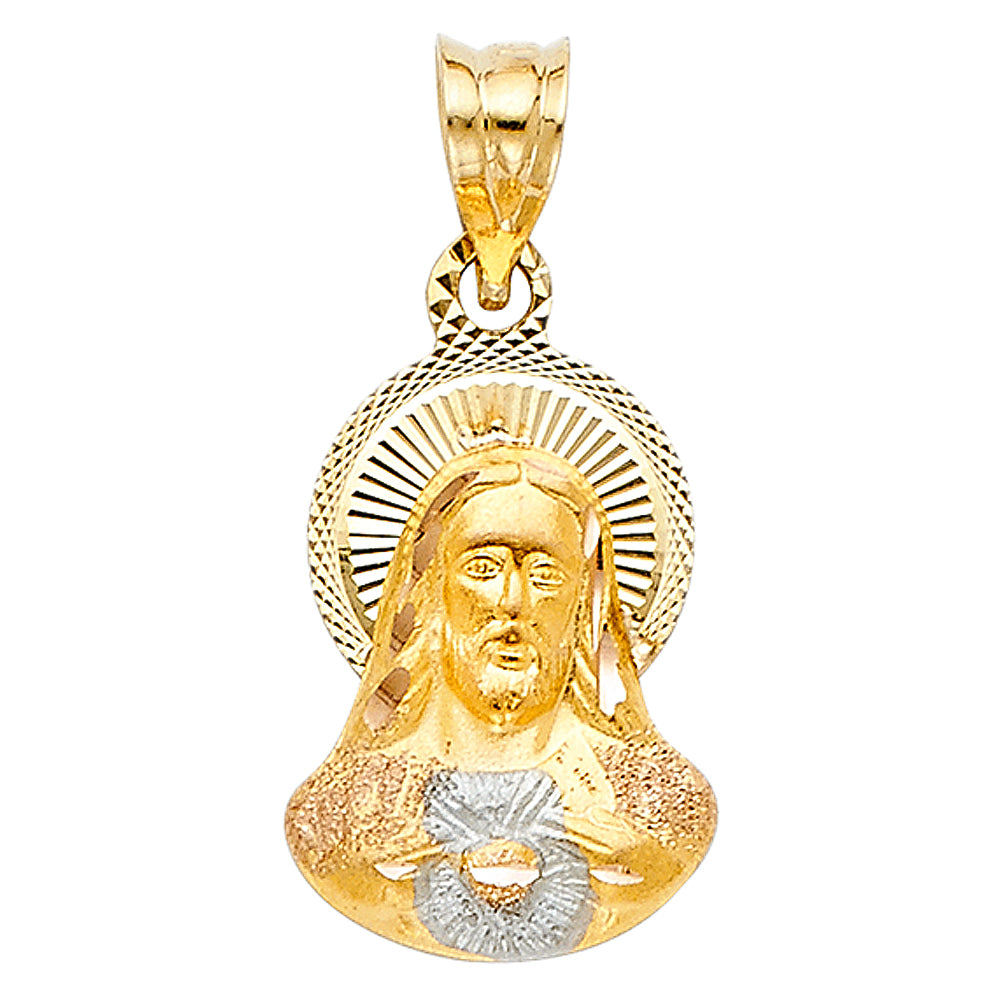 14K Yellow Gold Religious Pendant - PT319