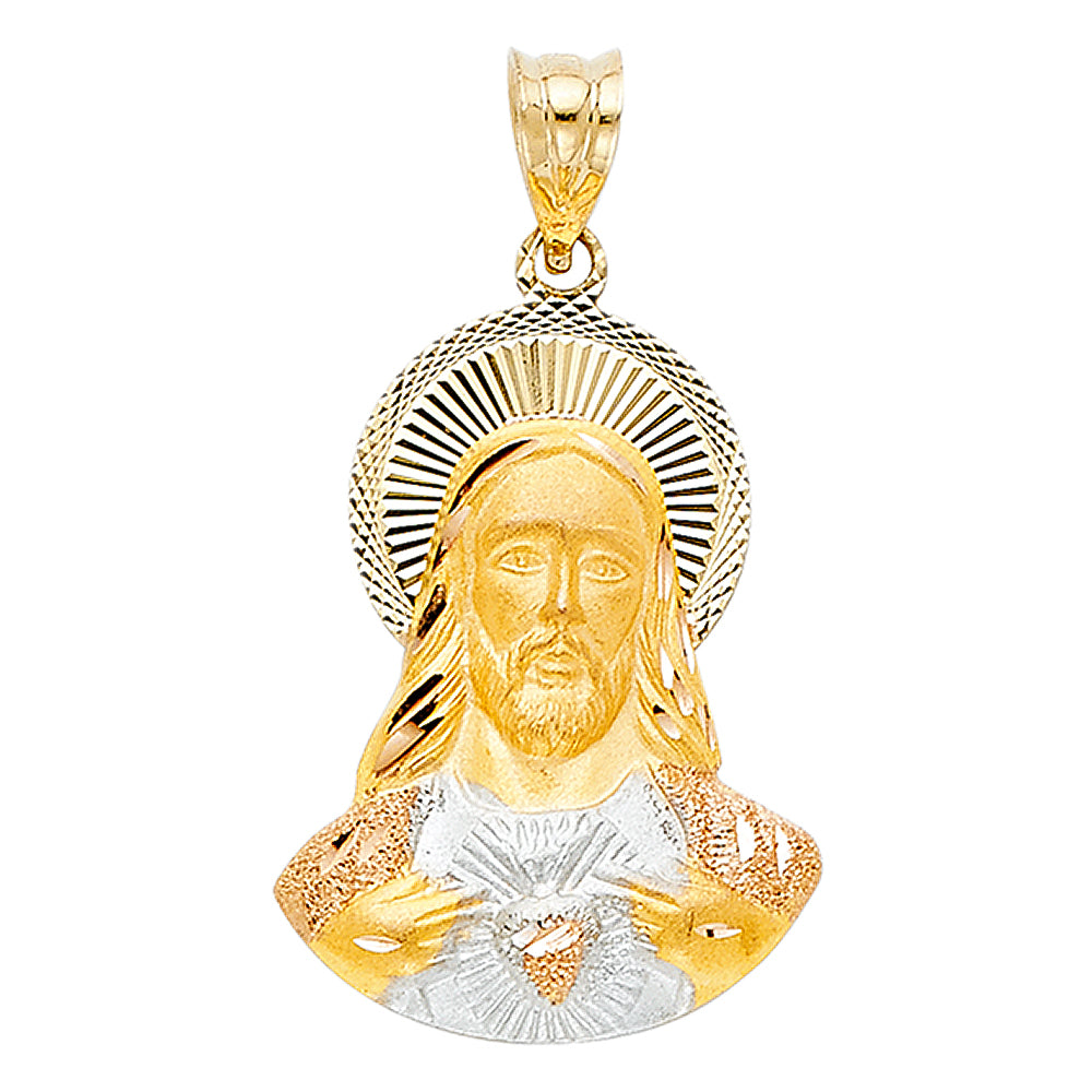 14K Yellow Gold Religious Pendant - PT320