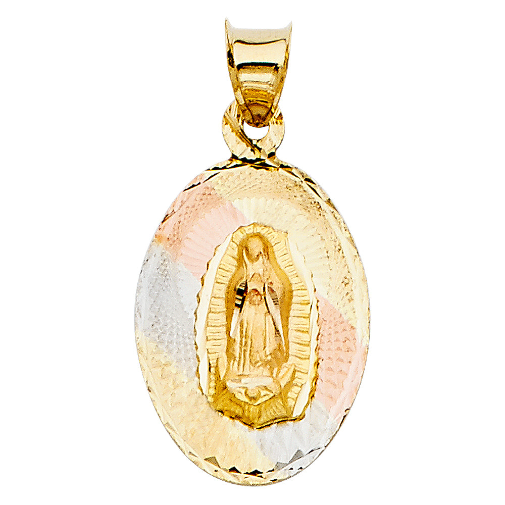 14K Yellow Gold Religious Pendant - PT323