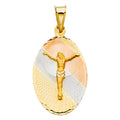 14K Yellow Gold Religious Pendant - PT324