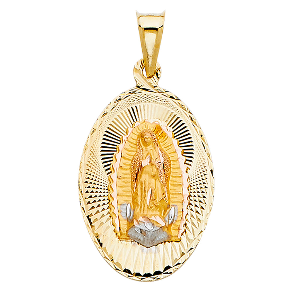 14K Yellow Gold Religious Pendant - PT329