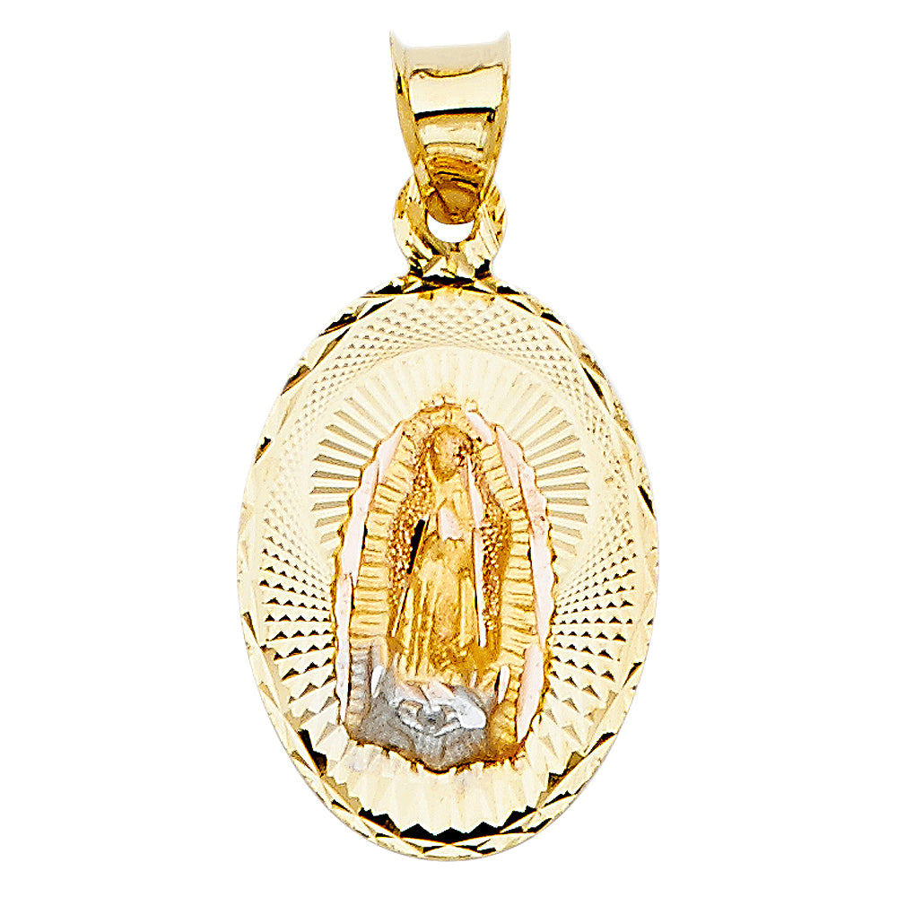 14K Yellow Gold Religious Pendant - PT330