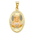 14K Yellow Gold Religious Pendant - PT331