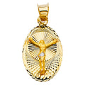 14K Yellow Gold Religious Pendant - PT332