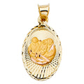 14K Yellow Gold Religious Pendant - PT333
