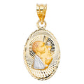 14K Yellow Gold Religious Pendant - PT334