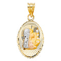 14K Yellow Gold Religious Pendant - PT335