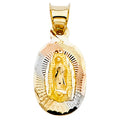 14K Yellow Gold Religious Pendant - PT337