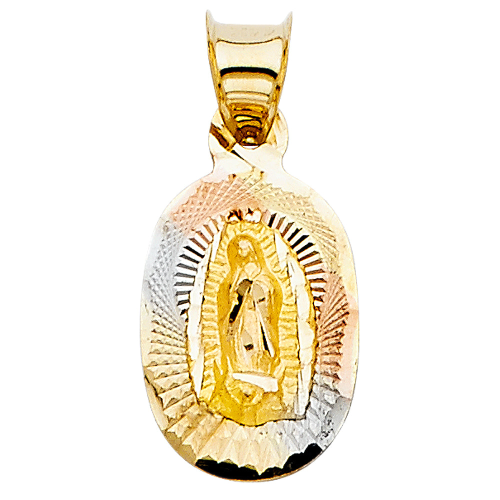14K Yellow Gold Religious Pendant - PT337