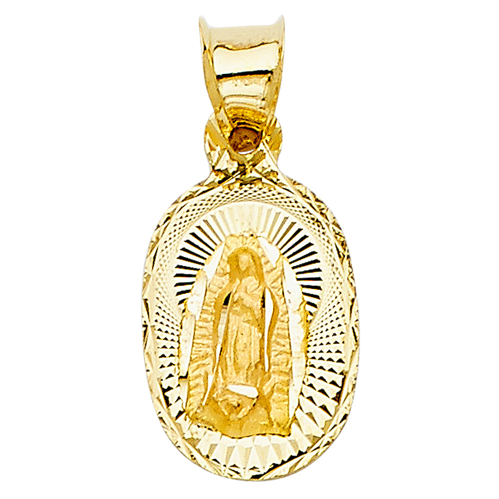 14K Yellow Gold Religious Pendant - PT341