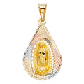 14K Yellow Gold Religious Pendant - PT342