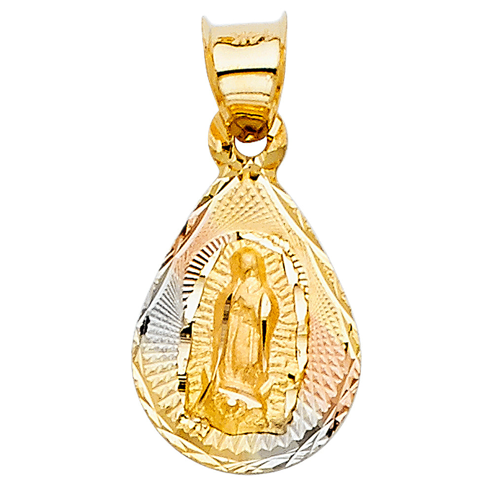 14K Yellow Gold Religious Pendant - PT345