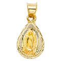 14K Yellow Gold Religious Pendant - PT349