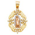 14K Yellow Gold Religious Pendant - PT379