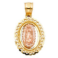 14K Yellow Gold Religious Pendant - PT382