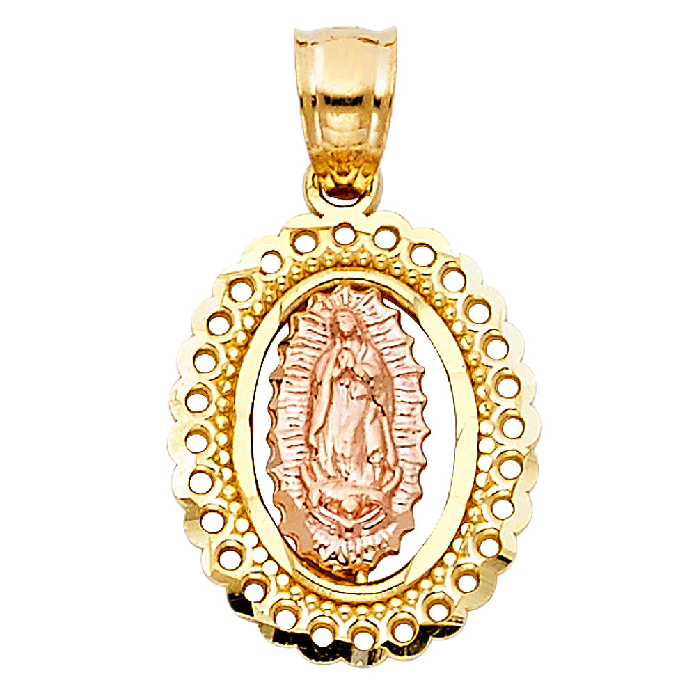 14K Yellow Gold Religious Pendant - PT382
