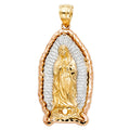14K Yellow Gold Religious Pendant - PT384