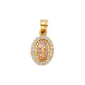 14K Yellow Gold Religious Pendant - PT389