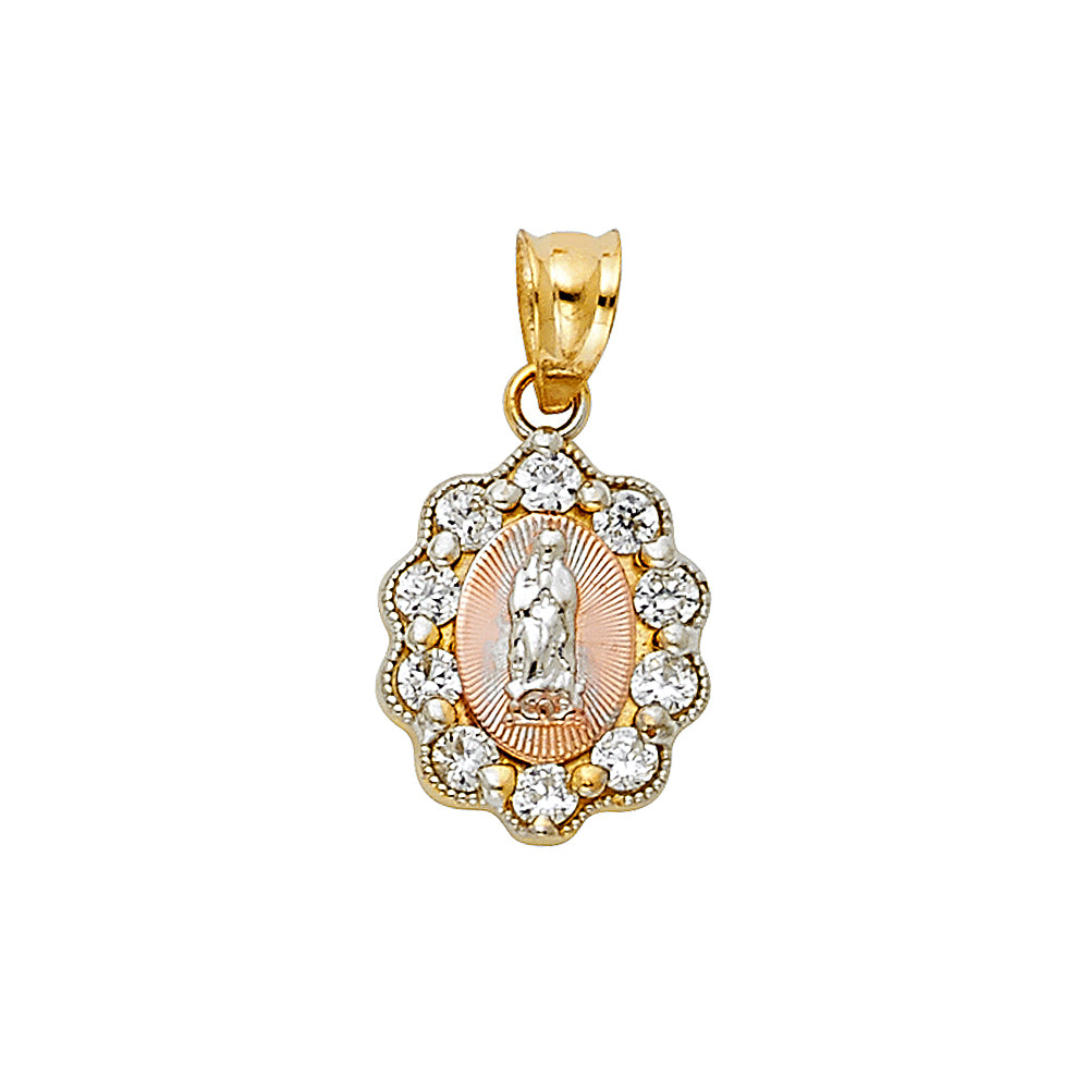 14K Yellow Gold Religious Pendant - PT391
