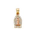 14K Yellow Gold Religious Pendant - PT392