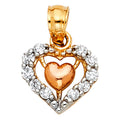 14K Yellow Gold Key, Music & Assorted Pendant - PT439