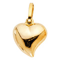 14K Yellow Gold Mom, Family, Baby & Heart Pendant - PT449