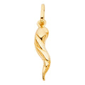 14K Yellow Gold Nature, Sports, Evil Eye & Baby Pendant - PT459