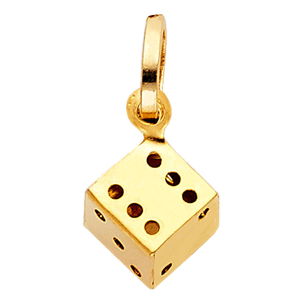 14K Yellow Gold Nature, Sports, Evil Eye & Baby Pendant - PT461