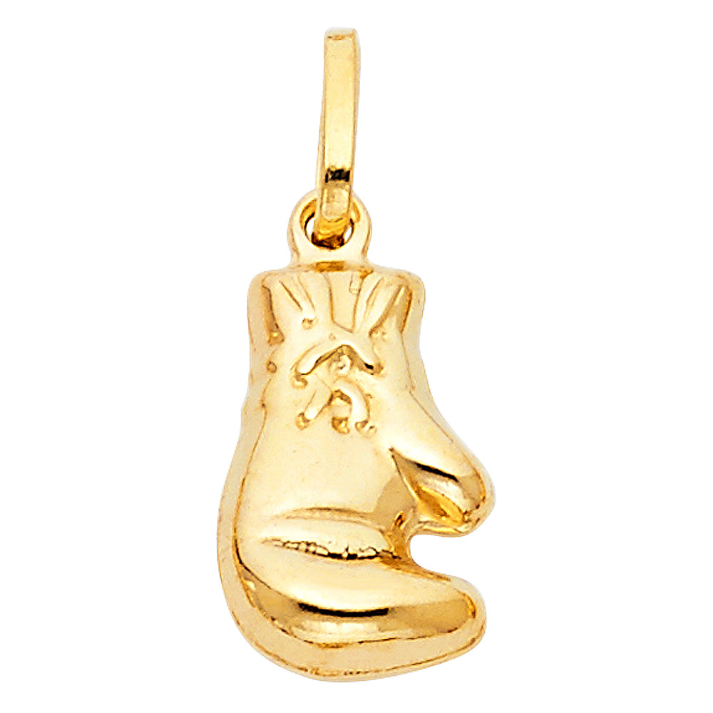 14K Yellow Gold Nature, Sports, Evil Eye & Baby Pendant - PT480