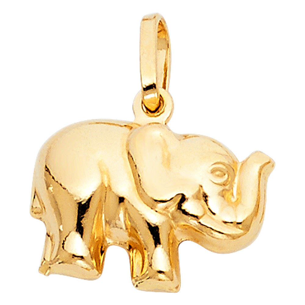 14K Yellow Gold Animal, Sea Life & Butterfly Pendant - PT490