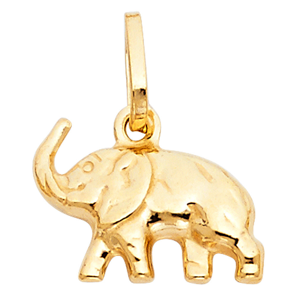 14K Yellow Gold Animal, Sea Life & Butterfly Pendant - PT491