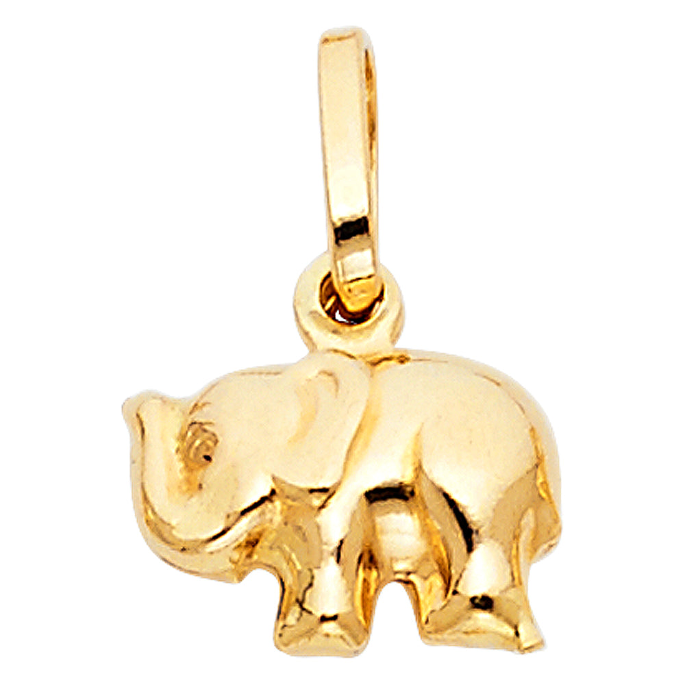 14K Yellow Gold Animal, Sea Life & Butterfly Pendant - PT492
