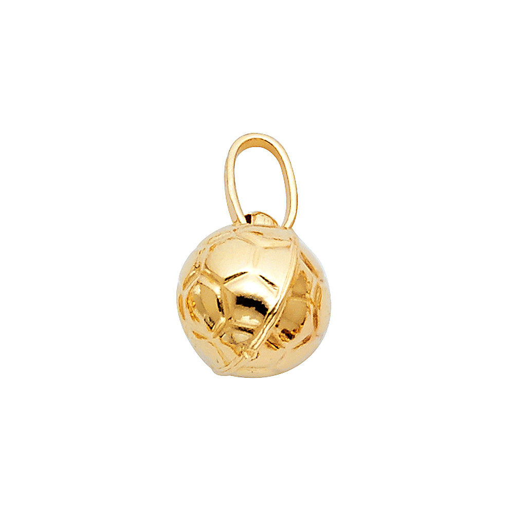14K Yellow Gold Nature, Sports, Evil Eye & Baby Pendant - PT502