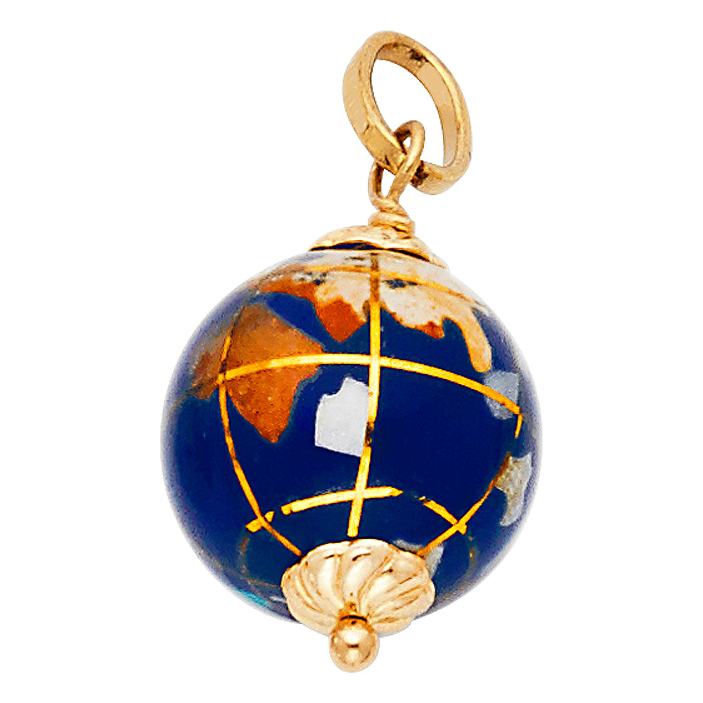 14K Yellow Gold Nature, Sports, Evil Eye & Baby Pendant - PT516