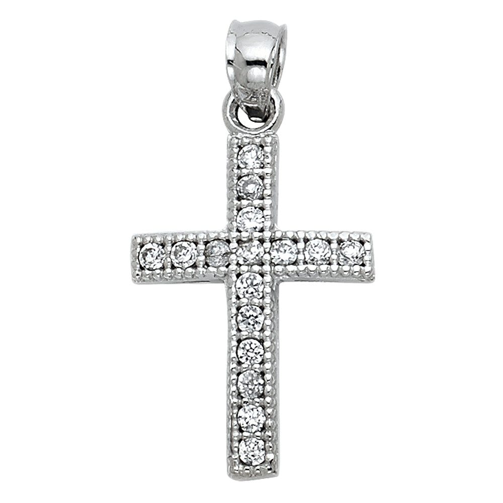 14K Yellow Gold Cross Pendant - PT532